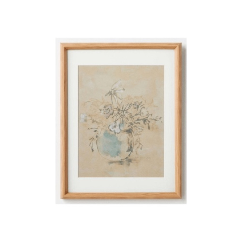 Threshold with Studio McGee Antique Floral Vase 14”x17”